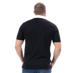 Polo imprim ruckfield  manches courtes rugby maori noir