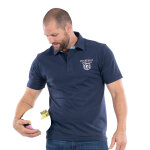 Polo jersey manches courtes marine rugby club