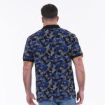 Polo � manches courtes imprim� maison de rugby ruckfield noir