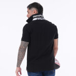 Polo � manches courtes noir jonah lomu by ruckfield