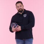 Polo  manches longues club ruckfield bleu marine