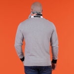 Polo  manches longues jonah lomu by ruckfield gris clair