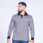 Polo à manches longues jonah lomu gris foncé Polo à manches longues jonah lomu gris foncé