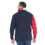 Polo marine  manches longues ruckfield french rugby club