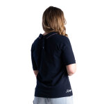 Polo piqu  manches courtes bleu marine
