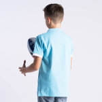 Polo ruckfield garon bleu turquoise