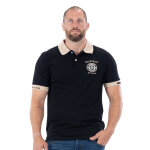 Polo ruckfield  manches courtes rugby maori noir