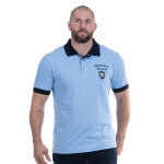 Polo ruckfield members club house rugby  manches courtes bleu ciel