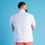 Polo ruckfield  motifs rugby lgance blanc