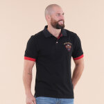 Polo ruckfield rugby maori  manches courtes noir