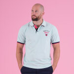 Polo ruckfield tropical rugby  manches courtes vert d'eau