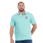 Polo slub manches courtes ruckfield palm beach vert