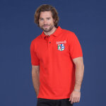 Polo webb ellis � manches courtes rouge moyen