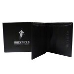 Portefeuille en cuir noir ruckfield