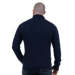Pull col montant ruckfield bleu marine