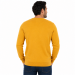 Pull col rond ruckfield ocre