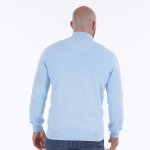 Pull demi - zip ruckfield essentiel bleu ciel