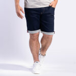 Bermuda en jean bleu marine