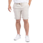 Bermuda en lin ruckfield blanc cass