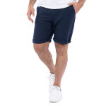 Bermuda en lin ruckfield bleu marine