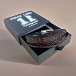 Bracelet cuir 4 rangs jonah lomu by ruckfield Bracelet cuir 4 rangs jonah lomu by ruckfield