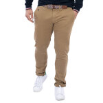 Pantalon chino essentiels beige fonc