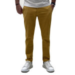 Pantalon chino essentiels moutarde