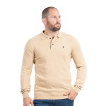 Pull ruckfield col polo vichy beige + pull marine offert