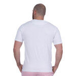 T - shirt basique col v blanc