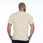 T - shirt basique jaune fonc