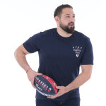T - shirt avec coq french rugby club bleu marine ruckfield