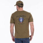 T - shirt kaki � manches courtes ruckfield new zealand army