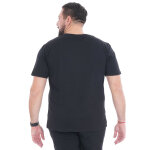 T - shirt � manches courtes noir ruckfield maori rugby