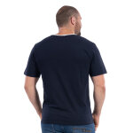 T - shirt manches courtes palm beach en coton bio ruckfield marine
