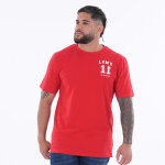 T - shirt � manches courtes rouge  jonah lomu  by ruckfield