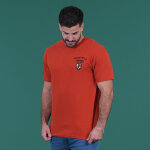 T - shirt  manches courtes ruckfield autumn rugby tour rouille