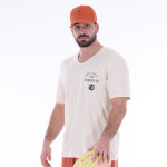 T - shirt  manches courtes ruckfield palm beach blanc cass