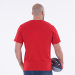 T - shirt rouge french rugby club  manches courtes ruckfield