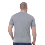 T - shirt ruckfield basique gris chin� col boutonn�