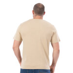 T - shirt ruckfield  manches courtes rugby maori beige