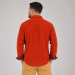Surchemise ruckfield velours c�tel� autumn rugby tour rouille