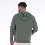 Sweat  capuche zipp ruckfield essentiel kaki