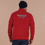 Sweat col polo ruckfield french rugby club rouge