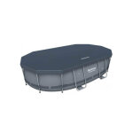 Bche piscine bestway ovale 424 x 250 cm