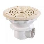 Bonde de fond beige Ø210 mm (béton, liner) Bonde de fond beige Ø210 mm (béton, liner)