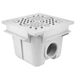 Bonde de fond carrée 210 x 210 mm abs Bonde de fond carrée 210 x 210 mm abs