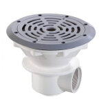 Bonde de fond grise 210 mm (bton, liner)