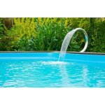Cascade de piscine en inox - mamba shower