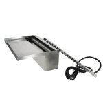 Cascade de piscine niagara wall 30 led inox