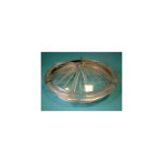 Couvercle filtre sab jupiter 8'' transparent. trou filet (101d009) (snte)